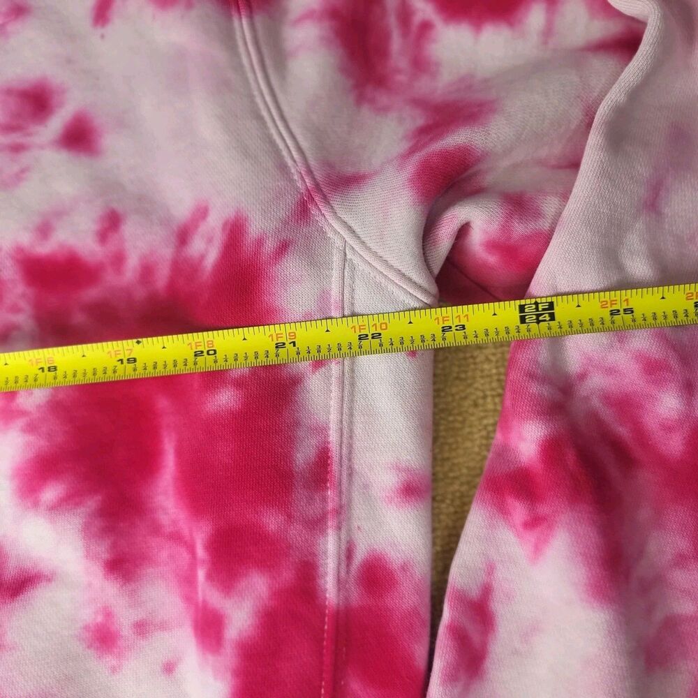 Nike red/pink Tie Dye Crewneck Sweatshirt Women's Size Medium - Picture 4 of 5